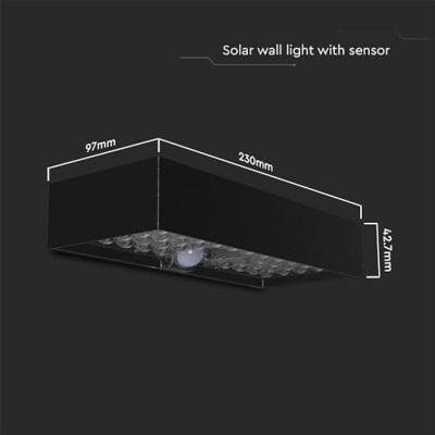 V-TAC VT-406S-B 10307 Spot op zonne-energie 6 W Lichtkleur (naam): Neutraalwit
