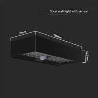 V-TAC VT-406S-B 10307 Spot op zonne-energie 6 W Lichtkleur (naam): Neutraalwit - thumbnail