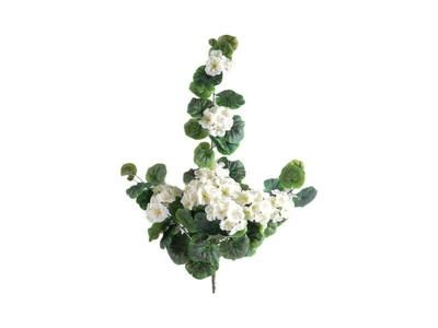 Kunstbloem geranium 70 cm, wit Buitengewoon de Boet - Buitengewoon de boet
