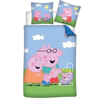 Peppa Pig Dekbedovertrek Big Balloon 140 x 200 cm katoen Peppa Pig Dekbedovertrek Big Balloon 140 x 200 cm katoen