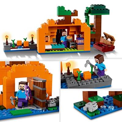 LEGO Minecraft - De pompoenboerderij Constructiespeelgoed - thumbnail