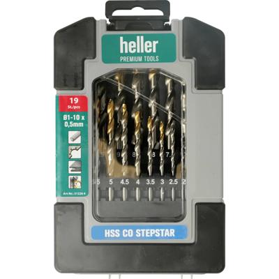 Heller 312264 HSS-Co Metaal-spiraalboorset DIN 338 1 set(s)