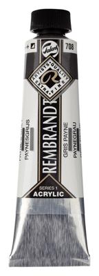 Rembrandt Acrylverf Tube 40 ml - Paynesgrijs 708