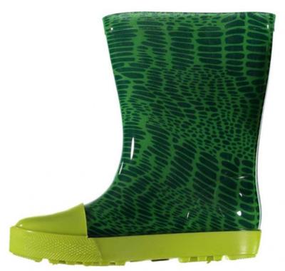 XQ Footwear regenlaarzen halfhoog junior rubber groen maat 23
