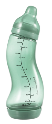 Difrax S-babyfles Natural 250ml - Sage Difrax S-babyfles Natural 250ml - Sage