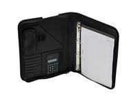 Juscha JU-30040 Conferentiemap Alassio Riccione Kunstleer Finetouch A4 Zwart - thumbnail