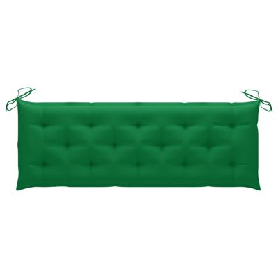 VidaXL Tuinbankkussen 150x50x7 cm oxford stof groen VidaXL Tuinbankkussen 150x50x7 cm oxford stof groen
