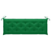VidaXL Tuinbankkussen 150x50x7 cm oxford stof groen - thumbnail