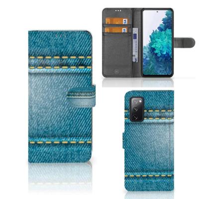 Samsung Galaxy S20 FE | Wallet Case | met Pasjes | Jeans Samsung Galaxy S20 FE | Wallet Case | met Pasjes | Jeans