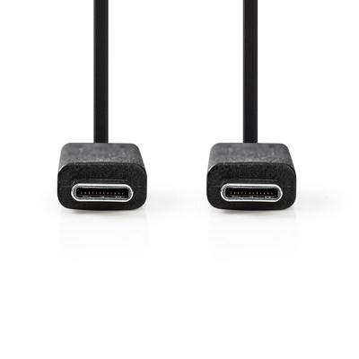 Nedis USB-Kabel | USB 3.2 Gen 2 | USB-C Male naar USB-C Male | 10 Gbps | 1 m | 30 stuks - CCGT64750BK10 CCGT64750BK10