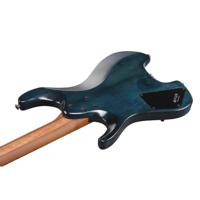 Ibanez Q52PB Cosmic Blue Low Gloss headless elektrische gitaar met gigbag - thumbnail