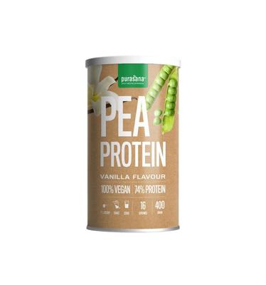 Purasana Protein pea 74% vanille vegan 400 Gram