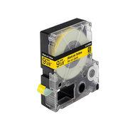 Huismerk Epson LC-3YBP9 (C53S624401) Labeltape 9mm Zwart op Geel - thumbnail