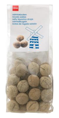 HEMA Oudhollandse Salmiakbollen 150 Gram HEMA Oudhollandse Salmiakbollen 150 Gram