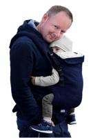 Kinder Hop draagzak Multi Grow Diamond 100% goud/grijs - thumbnail