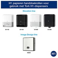 Tork Matic Advanced handdoek, 2-laags, systeem H1, groen, pak van 6 rollen - thumbnail