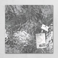 Sigel SI-GL264 Glasmagneetbord Artverum 480x480x15mm Zilver - thumbnail
