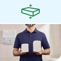 Tork Xpress® gecomprimeerde zachte handdoek, multifold M, Advanced, 2-laags, systeem H2, 12 x 200 vel - thumbnail