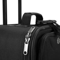 4 delige reiskoffer set, koffers, trolley zwart - thumbnail