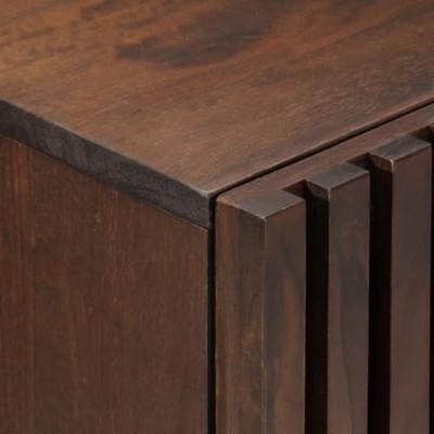 Dressoir 60x34x75 cm massief mangohout bruin