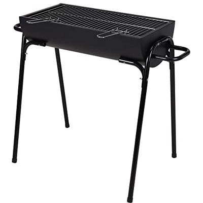 Houtskoolbarbecue - half cilinder