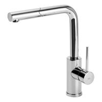 Top Keukenkraan MAX-TRES uittrekbaar 162437 Tres - thumbnail