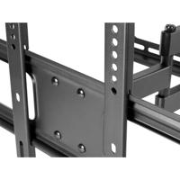 Manhattan 461252 TV-beugel Voor curved TVs, Kantelbaar, Zwenkbaar, Variabele afstand tot de muur, Verstelbare ondersteun 81,3 cm (32) - 139,7 cm (55) - thumbnail