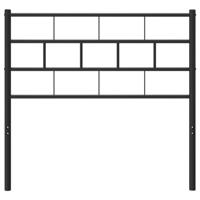 Hoofdbord 80 cm metaal zwart - thumbnail