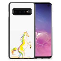 Samsung Galaxy S10 | Bumper Hoesje | Horse Color - thumbnail