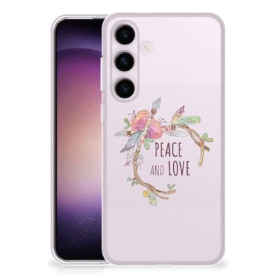 Samsung Galaxy S24 Telefoonhoesje met Naam Boho Text Samsung Galaxy S24 Telefoonhoesje met Naam Boho Text