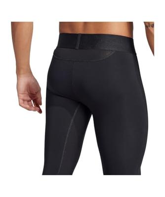 adidas Techfit Lange Legging Zwart Wit adidas Techfit Lange Legging Zwart Wit