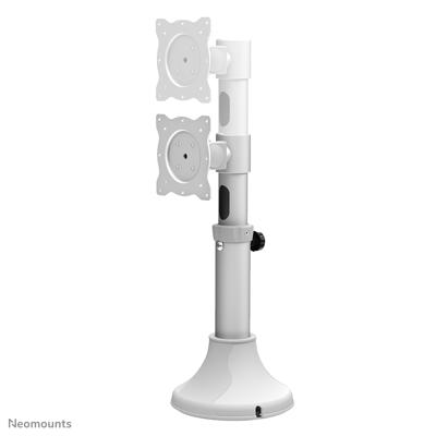 Neomounts FPMA-D025SILVER 1-voudig Monitor-tafelbeugel 25,4 cm (10) - 76,2 cm (30) In hoogte verstelbaar, Kantelbaar, Roteerbaar Zilver