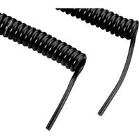 Monacor 0060190 Microfonspiraalkabel Zwart 1 stuk(s) - thumbnail