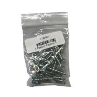 Set stalen schroeven verzinkt rond ø 0,45 cm en lengte 4 cm - 16 stuks - thumbnail