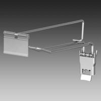 Tego klaphaak dubbel gesloten, l30cm steek 45 diam 4mm (excl. prijsschild 5707 of 5708) - thumbnail