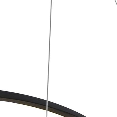 Searchlight Led hanglampSwirl - 51871-1BK