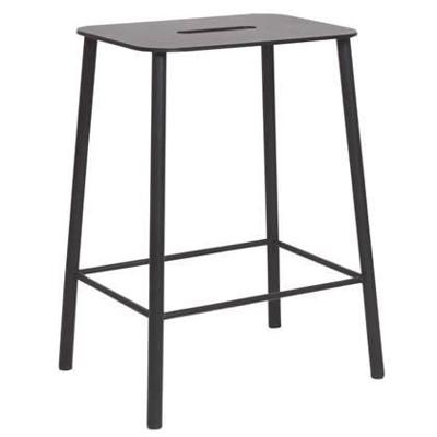 Frama Adam Mono kruk buiten H50 zwart Frama Adam Mono kruk buiten H50 zwart