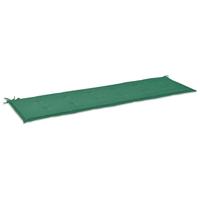 VidaXL Tuinbankkussen 180x50x3 cm oxford stof groen - thumbnail