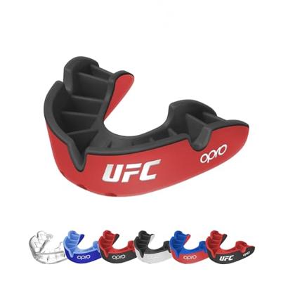 Opro 791004 UFC Silver Superior Fit Mouthguard - Red-Black - JR