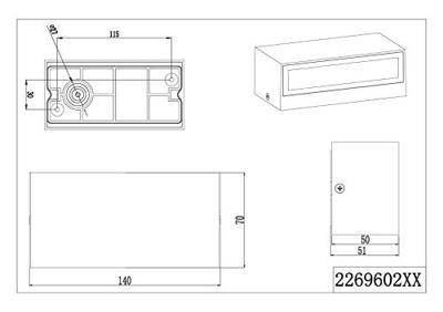Trio Up - downlighterTrent 14cm antraciet - 226960242