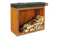 OFYR Butcher Block Storage 90 Corten - Ceramic Dark Grey - thumbnail