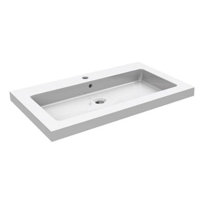 Wiesbaden keramische meubelwastafel 60x46 1 kr.gat