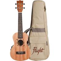 Flight Designer Series DUC523 elektrisch-akoestische concert ukelele met gigbag - thumbnail