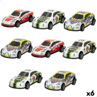 Voertuig Speelset Speed & Go 8,9 x 2,7 x 4 cm (6 Stuks)