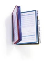 Durable Wandhouder | 10 zichtpanelen | metaal | met profielframef. | 1 stuk - 556700 556700 - thumbnail