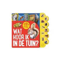 Wat hoor ik in de tuin? Geluidboek met 10 geluiden - Hardcover (9781527004986) - thumbnail