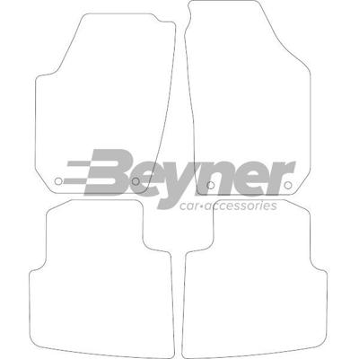 Automatten passend voor Skoda Roomster 2012- 4-delig BL1785524 Automatten passend voor Skoda Roomster 2012- 4-delig BL1785524