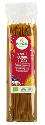 Primeal Organic spaghetti tarwe quinoa curry bio 500 Gram
