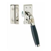 Intersteel Raamsluiting rechts Ton 222 SKG1 afsluitbaar - nikkel glans/ebbenhout - thumbnail