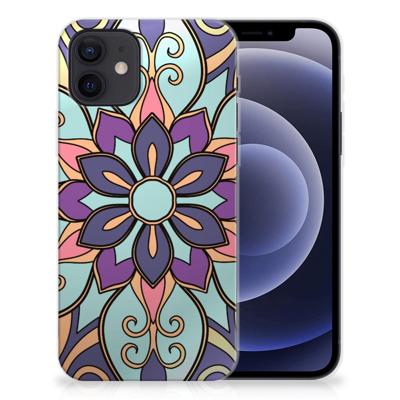 iPhone 12 | 12 Pro (6.1") | TPU Case | Purple Flower iPhone 12 | 12 Pro (6.1") | TPU Case | Purple Flower